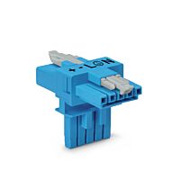 890-617 1 x plug / 2 x socket 5-pole, bl