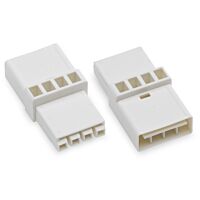 890-654 1 x plug / 1 x socket, white