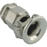 AGRO  Kabelová vývodka Progress, mosazná, s trychtýřem a čelistmi, krátký závit Pg11