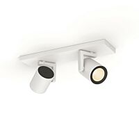 HUE Svítidlo ARGENTA Bluetooth  2x5,7W GU10 2x350lm IP20 bílá