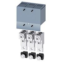 SIEMENS Svorka pro připojení vodičů s kruhovým průřezem 2 kabely s odbočka pro napětí pomocných vodičů 3 ks 3VA9253-0JC22