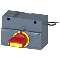 SIEMENS Čelní otočný pohon nouzové vypnutí IEC IP30/40 sada osvětlení 24V DC