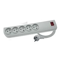 Prodlužovací přívod, 5m - 5 x zásuvka s