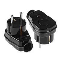 KEL Vidlice WT-16US/LK s vypínačem a kontrolkou černá