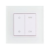 MCLED  Ovladač RF CCT 1 zóna řízení jasu a teploty chromatičnosti nástěnný