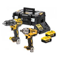 DeWALT  Sada DCD791+DCF894 / Aku bezuhlíková kombo sada nářadí
