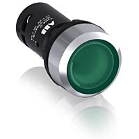 ABB Ovl. prvky kompaktní 22mmCP1-33G-10, Tlačítko zelené, prosvětlené, včetně LED  1SFA619100R3312