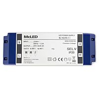MCLED Napaječ  LED 24V/8,3A ML-732.076.11.1 IP20, plastové provedení se svorkovnicí