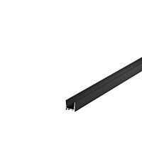 GRAZIA 20 LED nástavbový profil, standardní, hladký, 3m, černá