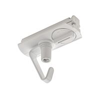 Adaptér pro 1fázovou vysokonapěťovou přípojnici, bílý, elektrický, s hákem