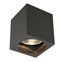 SLV Svítidlo BIG THEO 75W GU10 QPAR111 stropní IP44 antracit