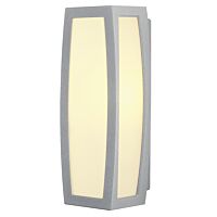 SLV Svítidlo MERIDIAN BOX 25W E27 nástěnné IP54 šedá