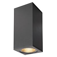SLV Svítidlo LED BIG THEO WALL 29W 2130lm 3000K 2 zdroje IP44 antracit