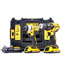 DeWALT  Sada DCD777 + DCF787 / AKU bezuhlíková kombo sada nářadí
