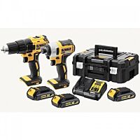 DeWALT  Sada DCD778 + DCF787 / Aku bezuhlíková kombo sada nářadí