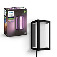 HUE Svítidlo LED IMPRESS RGBW 16W 1200lm s adaptérem IP44 černá