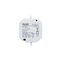 MCLED Napaječ LED DC24V/0,5A, pro LED pásky 12W, do elektroinstalační krabice, IP67