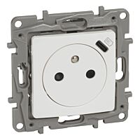 Zásuvka NILOÉ 764536 2P+T / USB C bílá