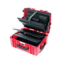 CIMCO Plastový kufr na kolečkách GIGANT červený 630 x 475 x 293 mm