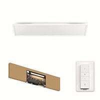 HUE Panel LED Aurelle 46,5W 4200lm 2200K-6500K 30x120cm ovladač IP20 bílá