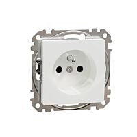 SCHNEIDER Sedna Design & Elements Zásuvka 230V 16A clonky šroubová bílá