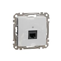 SCHNEIDER Sedna Design & Elements Datová zásuvka 1xRJ45 kat. 5e UTP alu