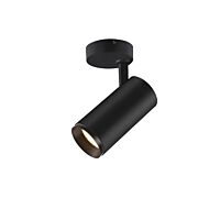 NUMINOS® SPOT PHASE M, vnitřní LED přisazené stropní svítidlo černá/černá 3000 K 60°