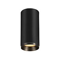 NUMINOS® CL DALI M, vnitřní LED přisazené stropní svítidlo černá/černá 2700 K 24°