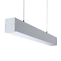 KANLUX Svítidlo LED ALIN 4LED 630mm závěs 220V T8 G13 IP20 stříbrná