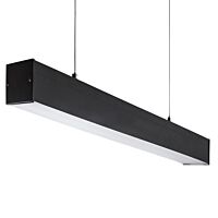 KANLUX Svítidlo LED ALIN 4LED 1540mm závěs 220V T8 G13 IP20 černá