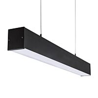 KANLUX Svítidlo LED ALIN 4LED 630mm závěs 220V T8 G13 mikroprismatický difuzor IP20 černá