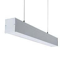 KANLUX Svítidlo LED ALIN 4LED 630mm závěs 220V T8 G13 mikroprismatický difuzor IP20 stříbrná