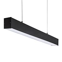 KANLUX Svítidlo LED ALIN 4LED 1240mm závěs  220V T8 G13 mikroprismatický difuzor IP20 černá