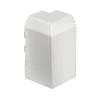 OBO BETTERMANN Vnější roh, Rauduo, čistě bílá Polyvinylchlorid, PVC  typ RD AE40105 rws