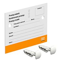 OBO BETTERMANN Identifikační štítek, pro systémy přepážek, 100x70mm, Polystyrol, PS  typ KS-S CZ