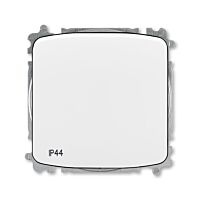 ABB Spínač TANGO 3559A-A86940 B přepínací s krytem, řazení 6/0, bezšroubové svorky, bílá, IP44