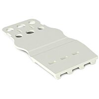 WAGO Podložka 832-534  pro odlehčení tahu pro pružinové svorkovnice a konektory s pájecími piny šířka 40,6 mm, šedá
