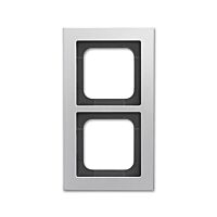 ABB BUSCH AXCENT Rámeček 2CKA001754A4694 dvojnásobný, pro vodorovnou i svislou montáž, titanová