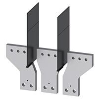 SIEMENS  Připojovací sada přední přívody - rozšířené, Cu/Al pasy / kabelová oka / flexibary, typ 3VA9603-0QC00