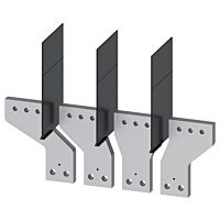 SIEMENS  Připojovací sada přední přívody - rozšířené, Cu/Al pasy / kabelová oka / flexibary, typ 3VA9604-0QC00