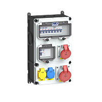 zás. 1x CEE 32A 5p 400V, 1x CEE 16A 5p 4