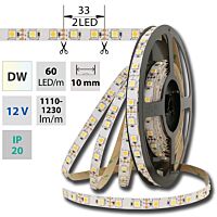 MCLED Pásek LED SMD5050 dual white WW-CW, 60LED/m, 14,4W/m, DC 12V, 1310lm/m, IP20, 10mm, 50m