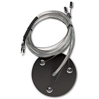 MCLED Svítidlo LED NOVA R 350/400/500 - závěsná sada, nastavitelná, délka 1,1m, černá
