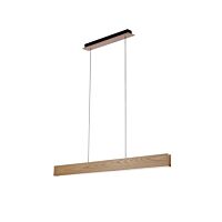 AZZARDO Svítidlo LED Laria Wood AZ2700 50W 3000lm 3000K IP20 hnědá