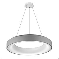 AZZARDO Svítidlo LED Sovana 55 CCT AZ2729 50W 2750lm 3000-6500K závěsné stmívatelné IP20 šedá
