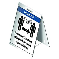 CIMCO Lepenkový stojan DODRŽUJ ODSTUP!