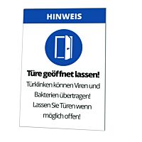 CIMCO Nástěnná tabulka NECHAT OTEVŘENÉ DVEŘE!