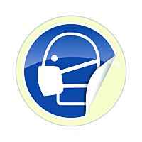 CIMCO Příkazová nálepka VSTUP POUZE S MASKOU!