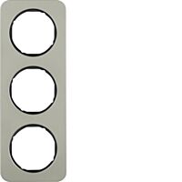 Rámeček 3-násobný, Berker R.1, ušlecht.