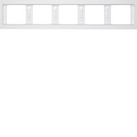 Rámeček 5-násobný, vodorovný, Berker K.1